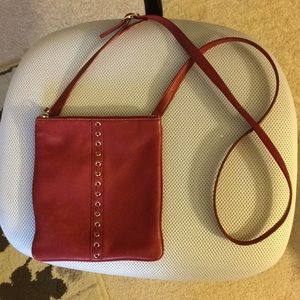 Red Coach Cross-body Bag (matching wallet avab.!)